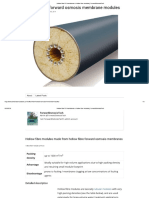 Hollow Fiber FO Membranes in Hollow Fiber Modules - ForwardOsmosisTech