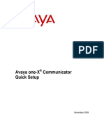 Avaya One-X Communicator Quick Setup