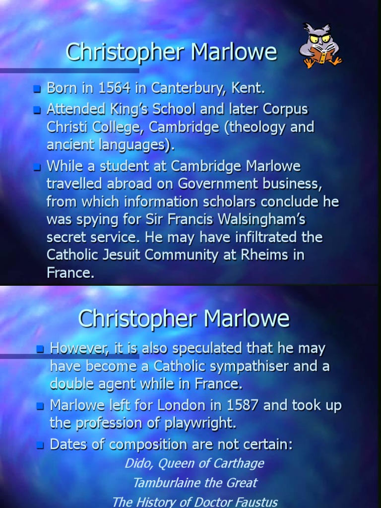 DR. Faustus PP PDF Christopher Marlowe Religion And Belief