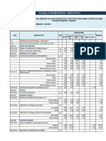 Planilla de Metrados - DeDUCTIVO