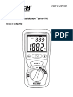 MANUAL UTILIZATE TESTER Model 382252 PDF