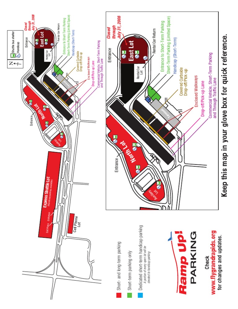 GRR Parking Options and Map Guide | PDF | Motor Vehicle | Land Transport