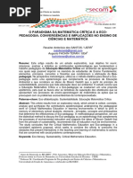 2012_O Paradigma Da Matemática Crítica e a Eco-pedagogia