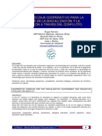 Aprendizaje cooperativo para mejorar la socialización y resolver conflictos a través del diálogo