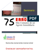 75  Errores inmobiliarios