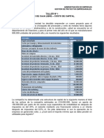 Taller 1. Finanzas Corporativas Costo de Capital FCL[7986]