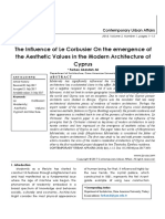 The Influence of Le Corbusier On The Emergence of The Aesthetic Values in The Modern Architecture of Cyprus