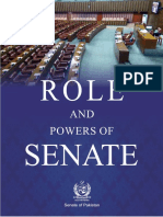 Role and Power of Senate