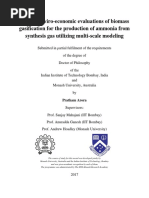 Ammonia From Biomass