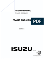 Isuzu N-Series Elf Workshop Manual - Section 2 - Frame and Cab - LGFRM-WE-461 PDF