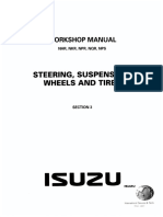 Isuzu N-Series Elf Workshop Manual - Section 3 - Steering Suspension Wheels and Tires - LGSTG-WE-0091 PDF