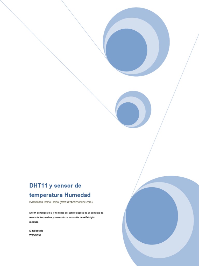 Humidity and Temperature Sensor - En.es PDF | PDF | Temperatura | Sensor