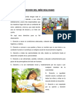 Derechos Del Niño Boliviano