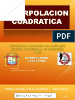Interpolacion Cuadratica PPT1