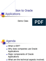 Introduction to Oracle Applications