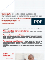 Síndrome Coronario Agudo Con Elevación Del ST Diagnóstico y Tratamiento