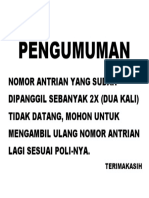 Pengumuman