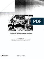 Design of Reinforcement in Piles by J.P. Tyson PDF