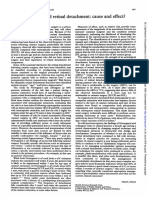 Cataract Effect?: and Retinal Detachment: and