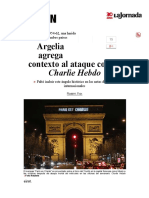 La Jornada_ Argelia Agrega Contexto Al Ataque Contra Charlie Hebdo