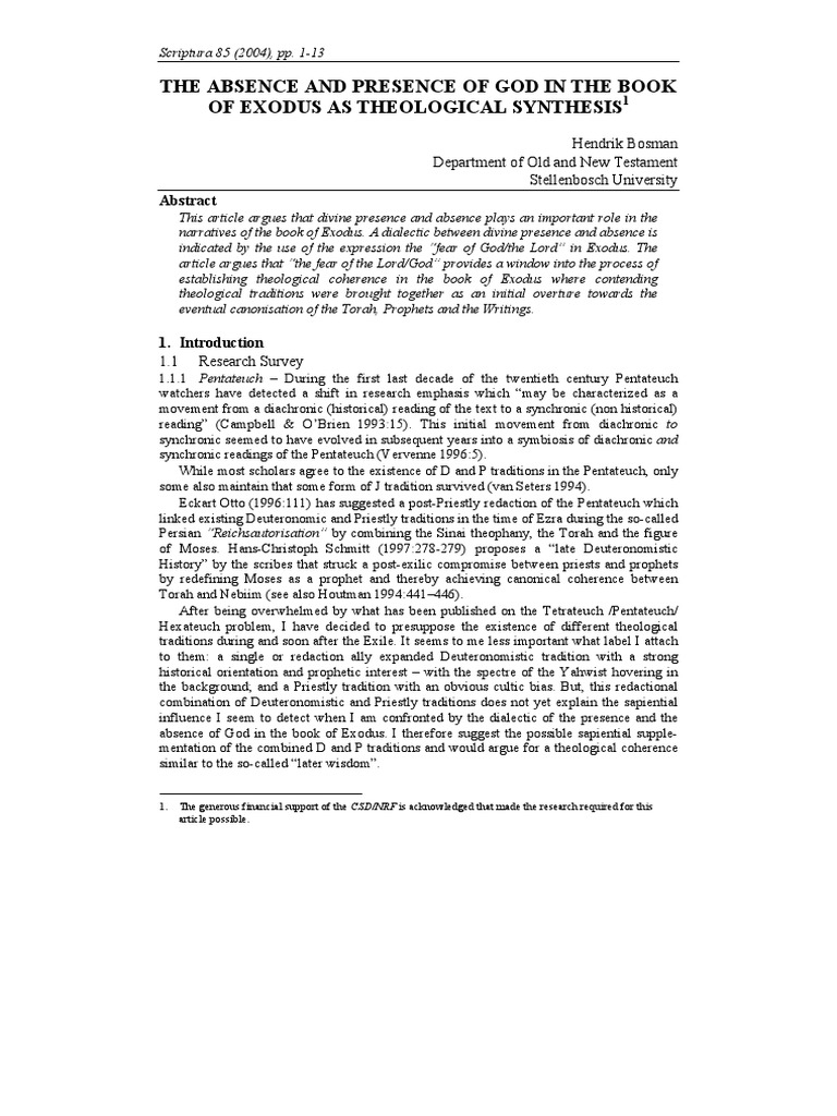 Open Digital Journal Theology | PDF | Book Of Exodus | Torah