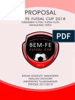 Proposal Bem-Fe Futsal Cup 2018