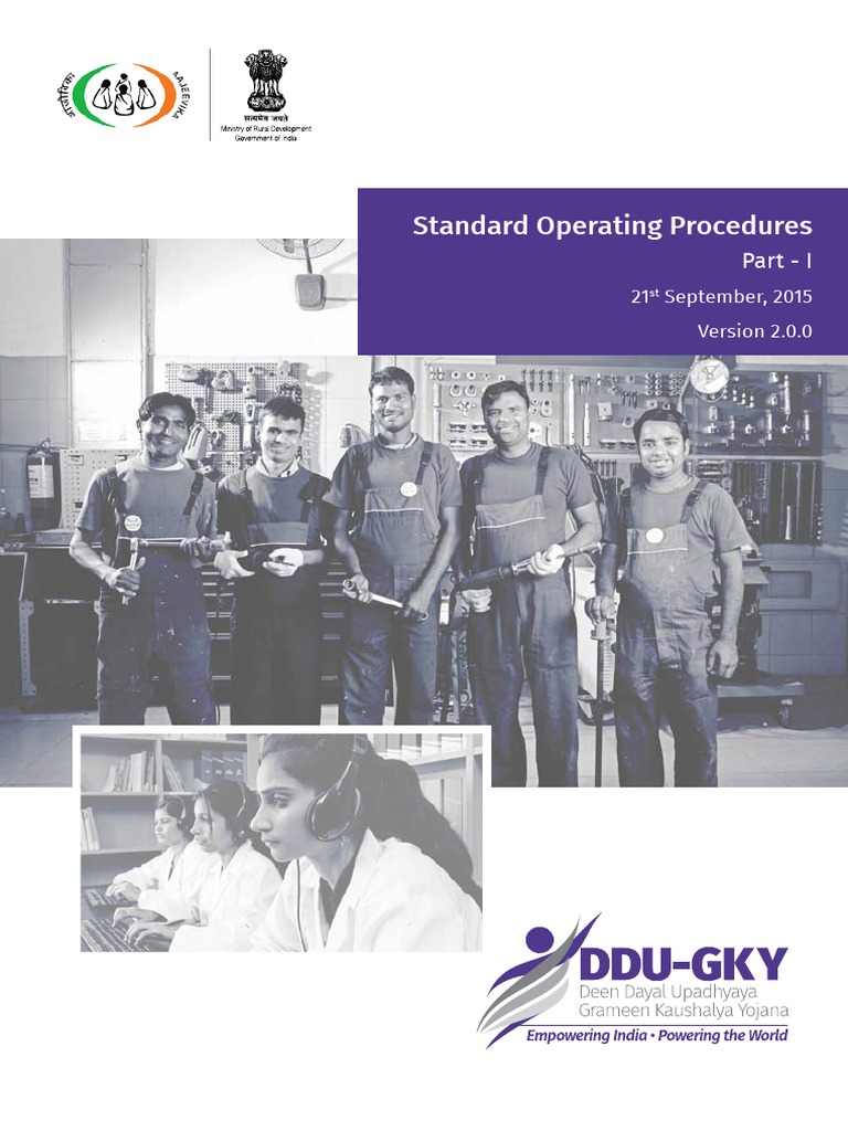 DDU-GKY SOP Part 1 Overview | PDF | Audit | Expense