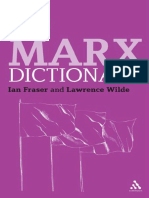 Marx, Karl - Fraser, Ian - Marx, Karl - Wilde, Lawrence - Marx Dictionary