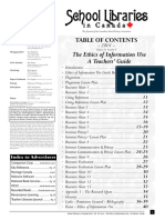 The Ethics of Information Use A Teachers Guide: Index To Advertisers