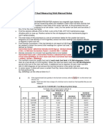 B777 Fuel Measuring Stick Manual Notes