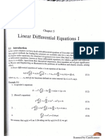 SOme Theorems On ODE