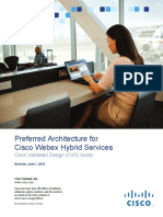 Preferred Architecture For Cisco WebEx Hybrid Services