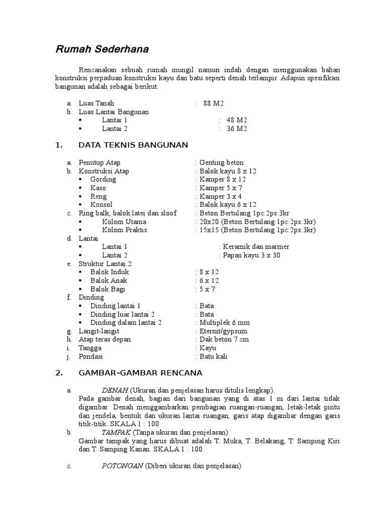 Jobsheet Gambar Konstruksi