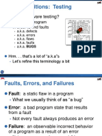 Basic Definitions: Testing: What Is Software Testing?