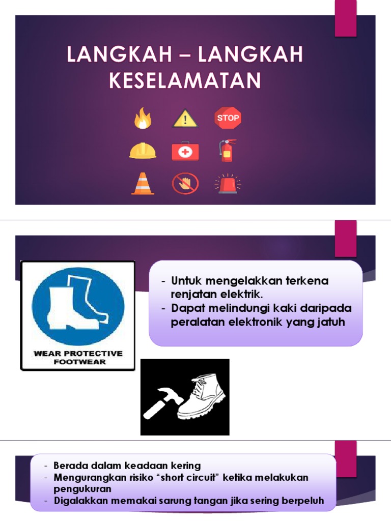 Langkah Langkah Keselamatan Osiloskop