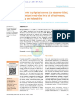 Acyclovir in Pityriasis Rosea: An Observer Blind, Randomized Controlled Trial of Effectiveness, Safety and Tolerability