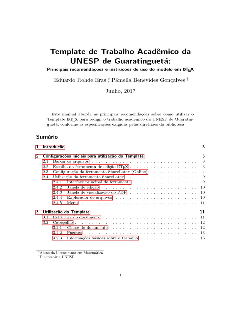 Tutorial Template Tcc Download Grátis Pdf Janela Informática