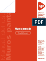 Muros Pantalla - Manual Del Usuario