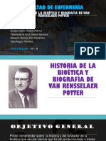 Historia de La Bioética y Biografía de Van