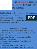 Substance Frictional: Lubricant: The