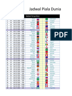 Jadwal Piala Dunia 2018