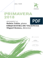 Programa orquesta valencias