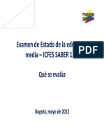 Guia Que Se Evalua - Examen Saber 11 Mayo 2012