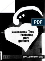 CASTILLO, Manuel - Tres Preludios