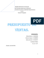 Pronostico y Presupuesto de Ventas. Modulo Ii_ Presupuesto Empresarial...