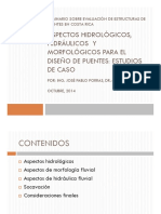 Aspectos Hidrológicos, Hidráulicos y Morfológicos Para El Diseño de Puentes_ Estudios de Caso