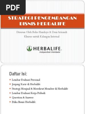 Strategi Pengembangan Bisnis Herbalife