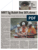 The Star - MRT Sg Buloh Line 30%25 Done