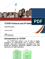 TCP/IP Protocol and IP Addressing: Hetal Presswala