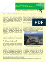 Contaminacion Del Rio Huallaga en La Muyuna Tingo Maria PDF